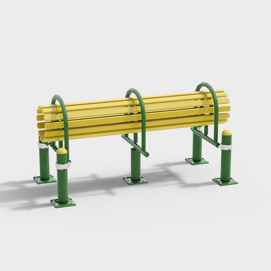 Urban Oasis Park Bench 3D model