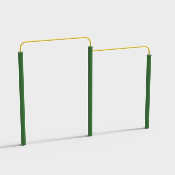 Vibrant Playground Structure 3D model for Kids