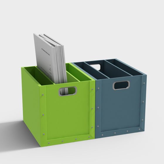 Multi-functional Storage Box 3D model
