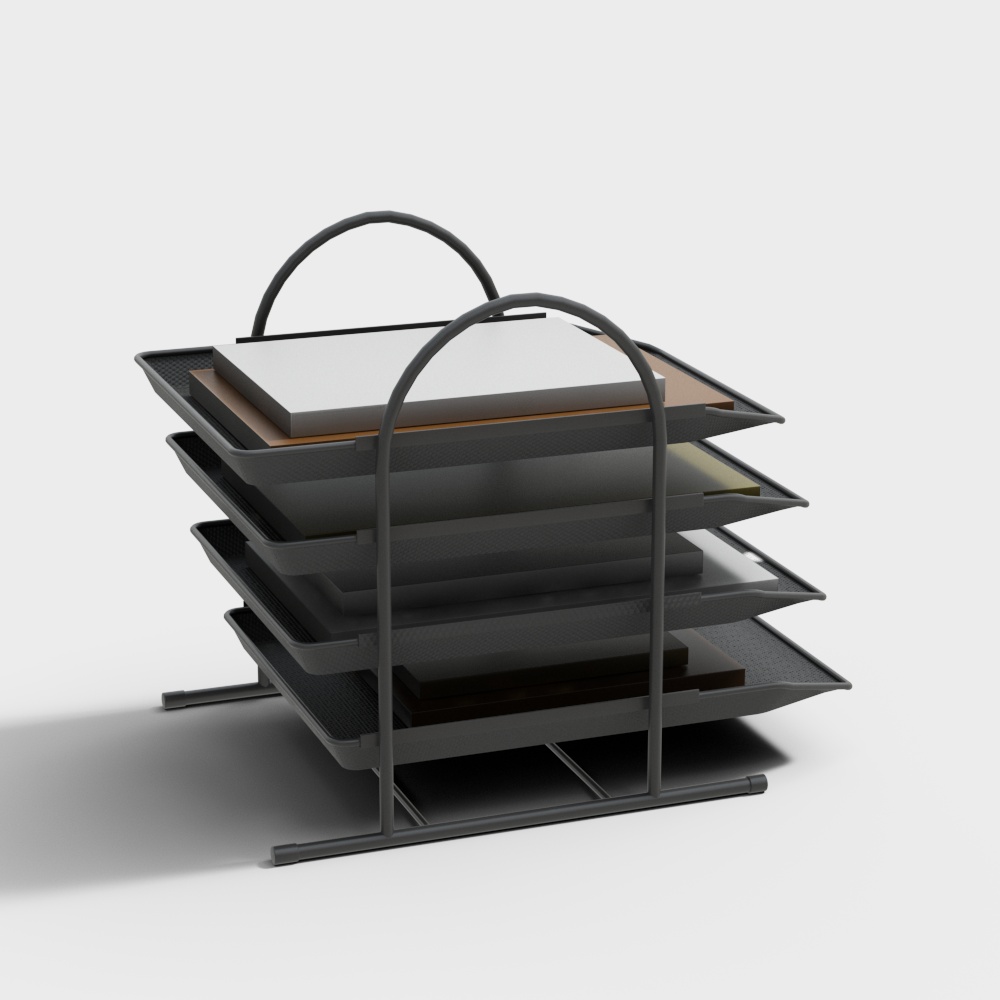 Modern office storage rack