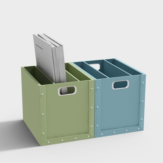 Boîte de rangement de bureau moderne