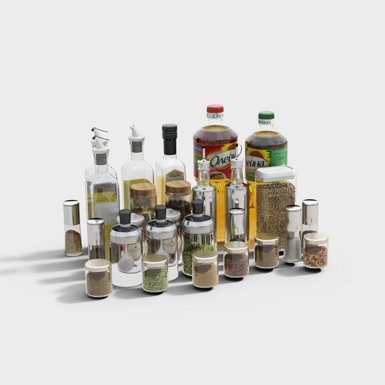 Spice and Oil Collection 3D model