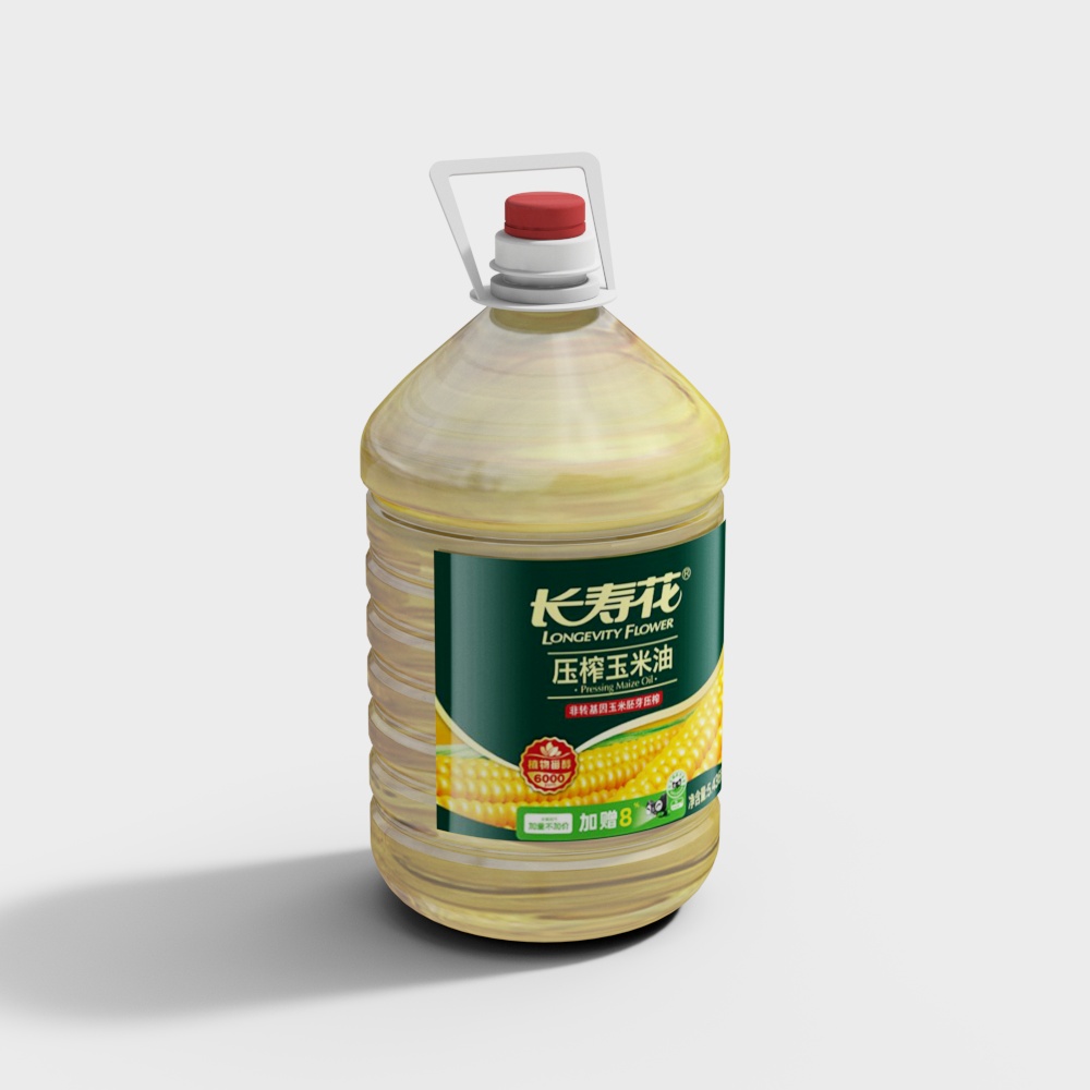 Realistic Long Life Flower Corn Oil 3D model