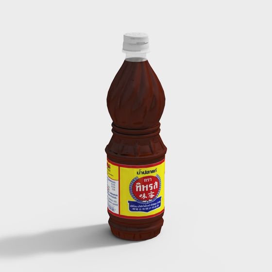 Oriental Flavor Condiment Bottle 3D model
