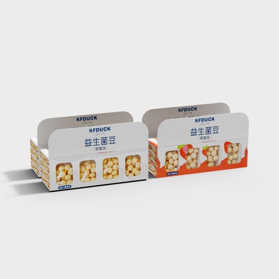 KFDUGK Probiotic Bean Packaging 3D model