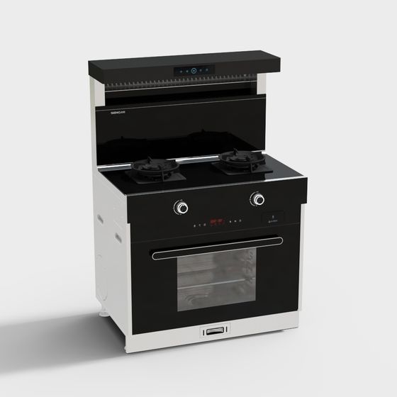 Modern 3D Kitchen Appliance Model