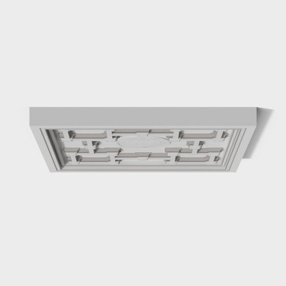 Grecian Ceiling Panel 3D model