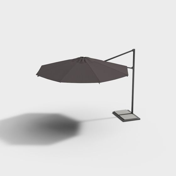 Hanging Shade Umbrella 3D model for Modern Spaces