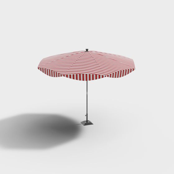 Beach Umbrella 3D model for Creative Projects