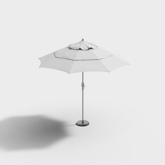 Elegant Minimalist Umbrella 3D model