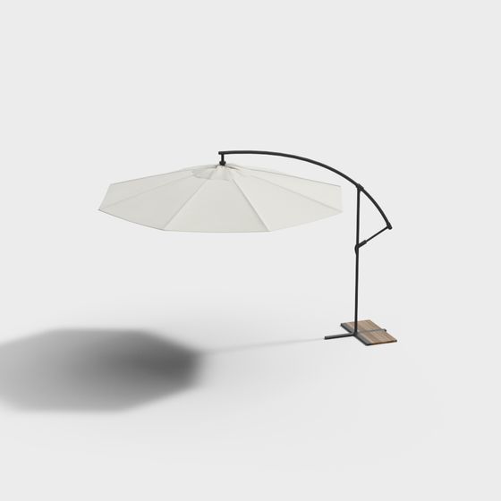 Modern Hanging Sunshade Umbrella 3D model