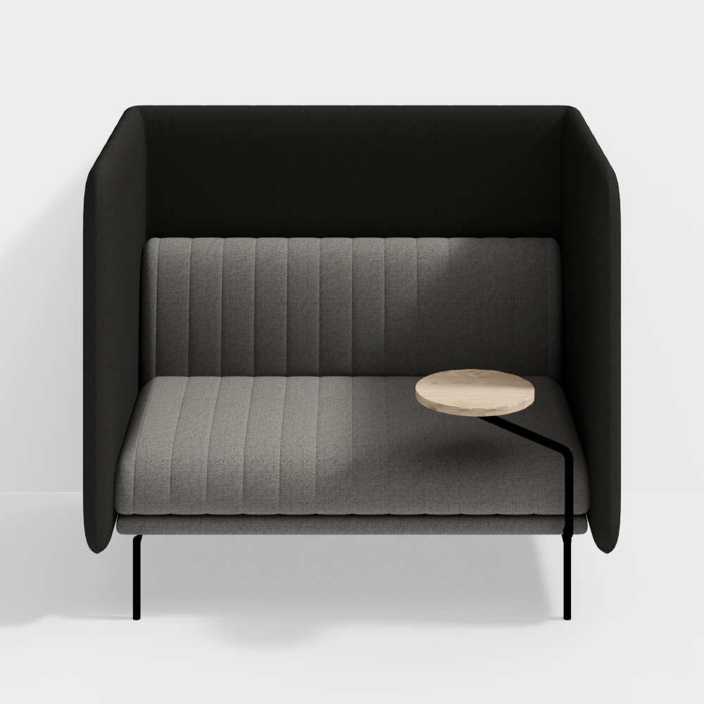 B+ MEUBLE - CANAPÉ À DOS ÉLEVÉ - JOHN