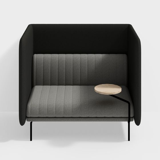 B+ MEUBLE - CANAPÉ À DOS ÉLEVÉ - JOHN