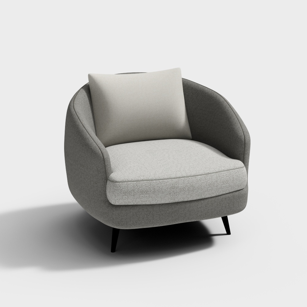 Cozy Lounge Chair 3D model