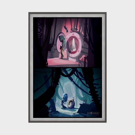 Futuristic Mechanical Laboratory 3D model for Creative Projects