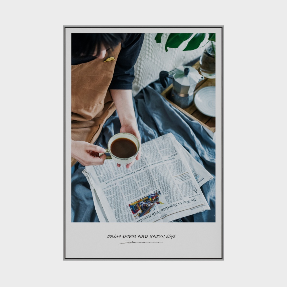 ภาพวาดตกแต่งในร้านกาแฟ