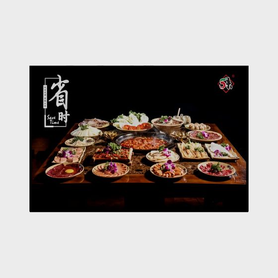 Realistic Hot Pot Feast 3D model