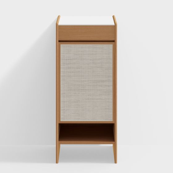Mid-Century Modern Side Cabinet 3D model