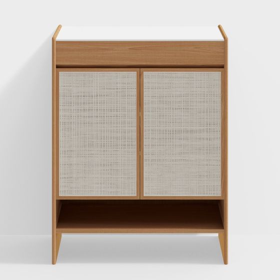 Nordic Style Storage Cabinet 3D model