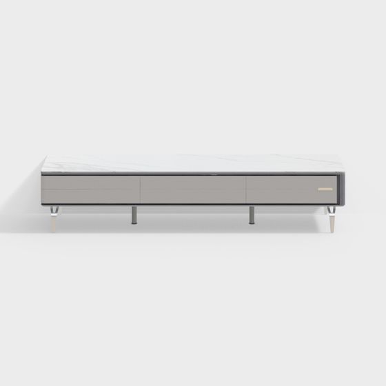 Stylish Urban TV Cabinet 3D model for Contemporary Spaces