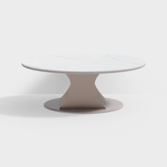 Elegant Round Table 3D model for Modern Interiors