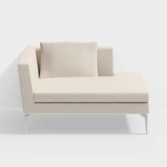 Urban Comfort Corner Chair 3D model