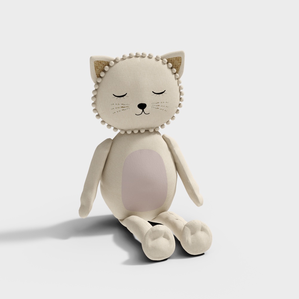 Whiskers Adorable 3D Model for Creative Projects