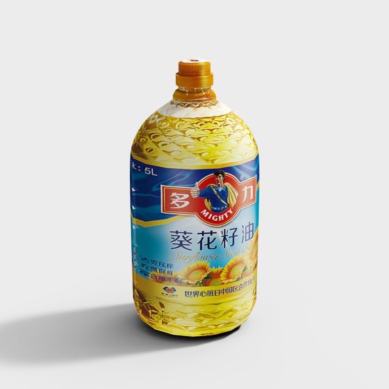 5L Sunflower Oil 3D Model for Creative Projects