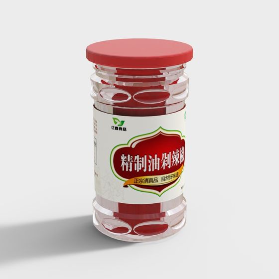 Chili Sauce Bottle 3D Model for Creative Projects