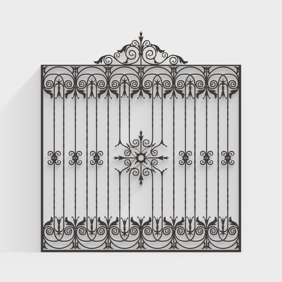 Portail en Fer Villa