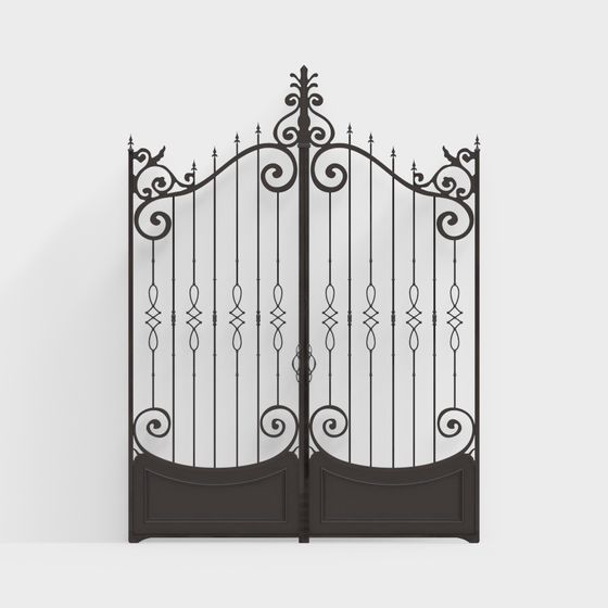 Iron Gate 3D model - Classic Meets Modern