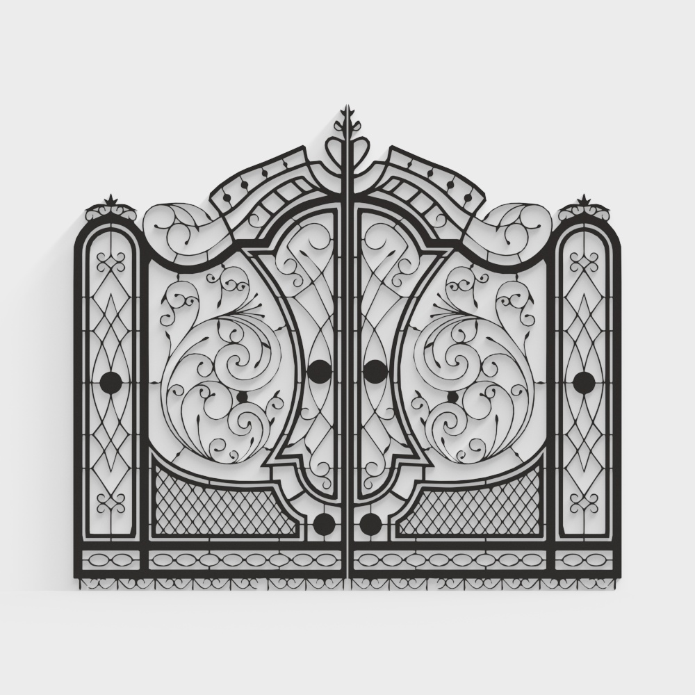 Villa iron gate