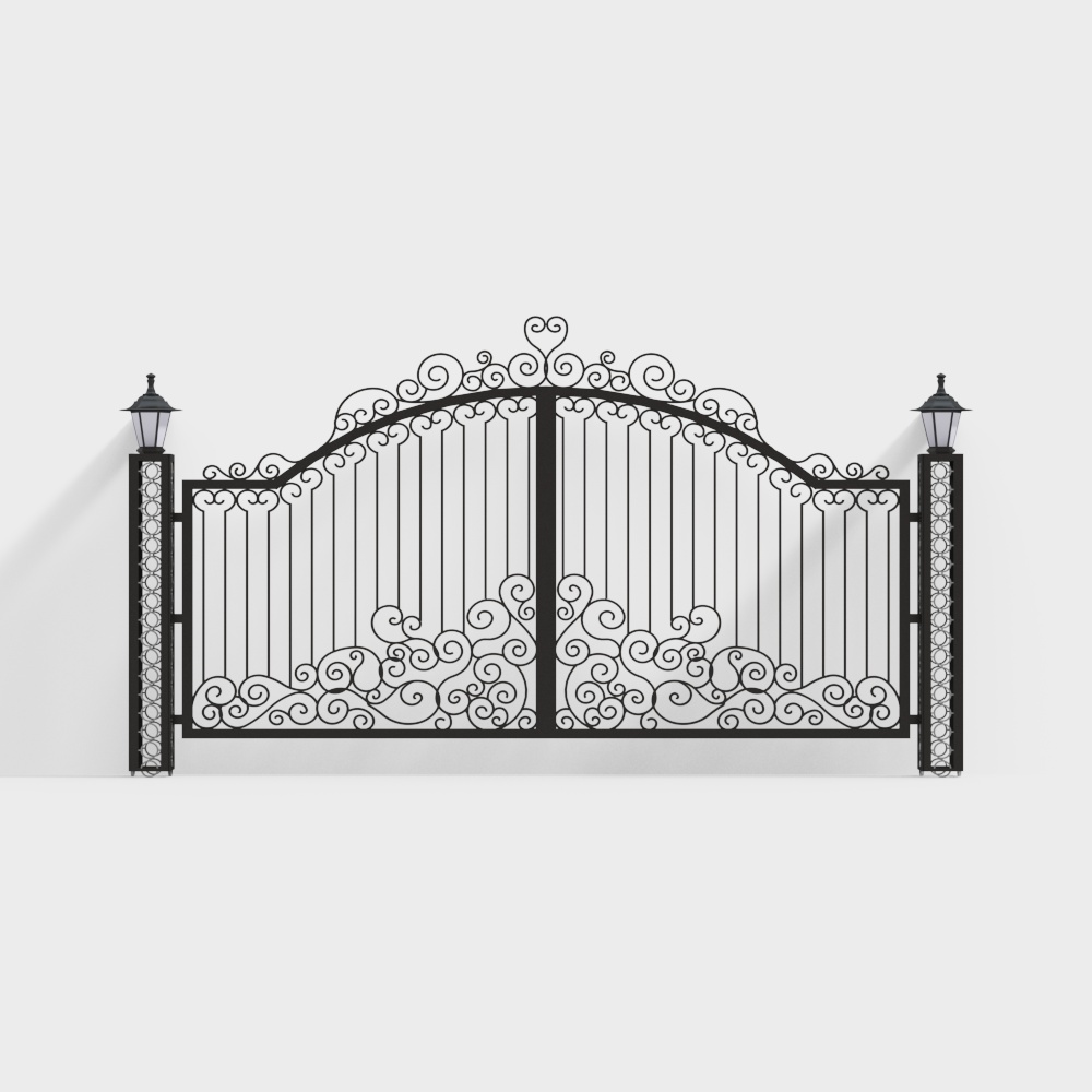 Villa iron gate