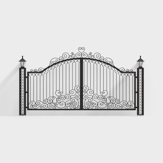 ヴィラの鉄の門