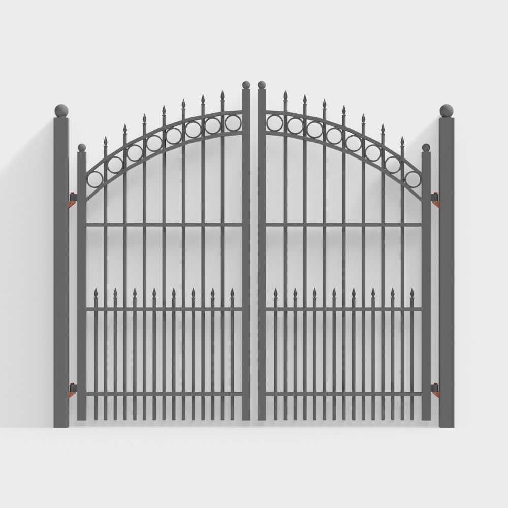 Hof Schmiedeeisentür