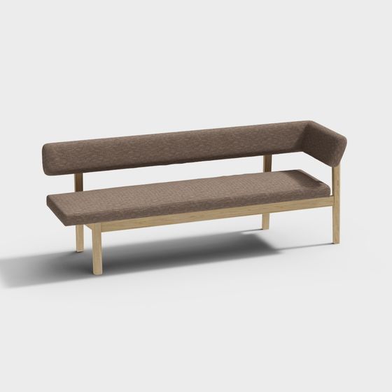 Urban Comfort Bench 3D model
