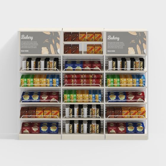 Charming Modern Bakery 3D model