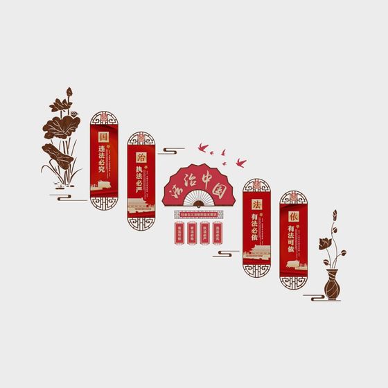 Oriental-Themed Classical 3D Model Collection