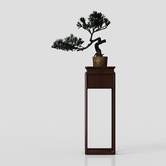 Elegant Bonsai 3D Model for Various Applications