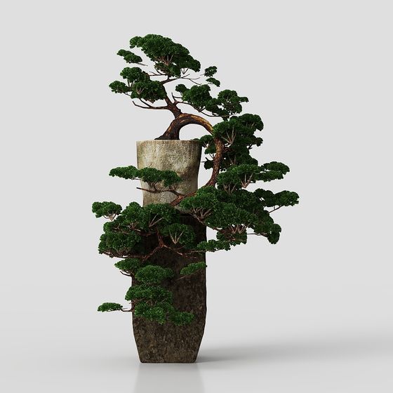 Life's Roots: Low Poly Tree 3D model