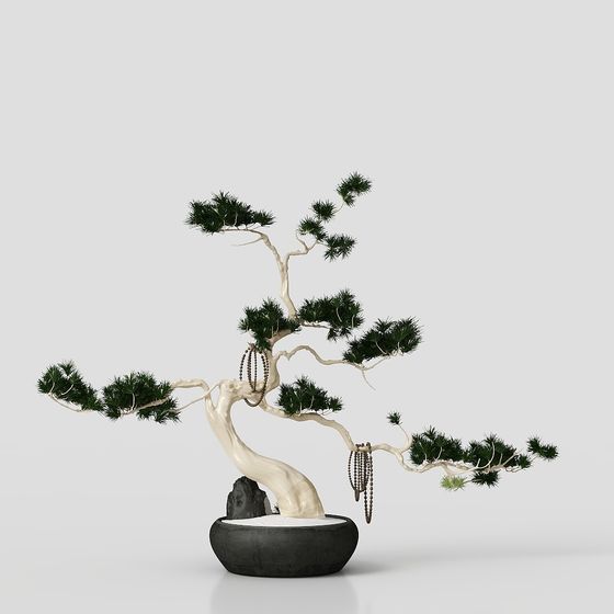 Zen Bonsai 3D Model for Modern Creations