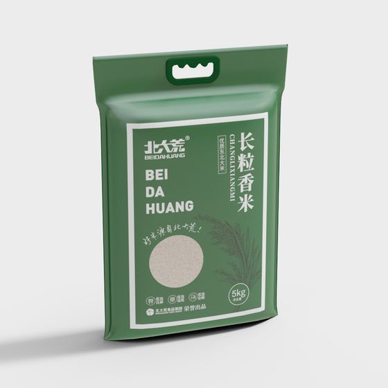 Beida Huang Rice Bag 3D model for Creative Projects