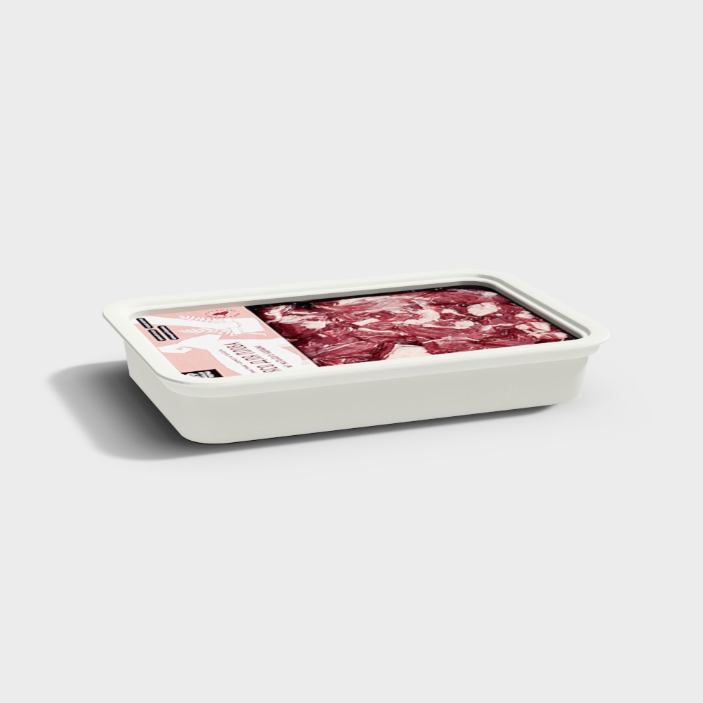 Mouton frais froid de supermarché