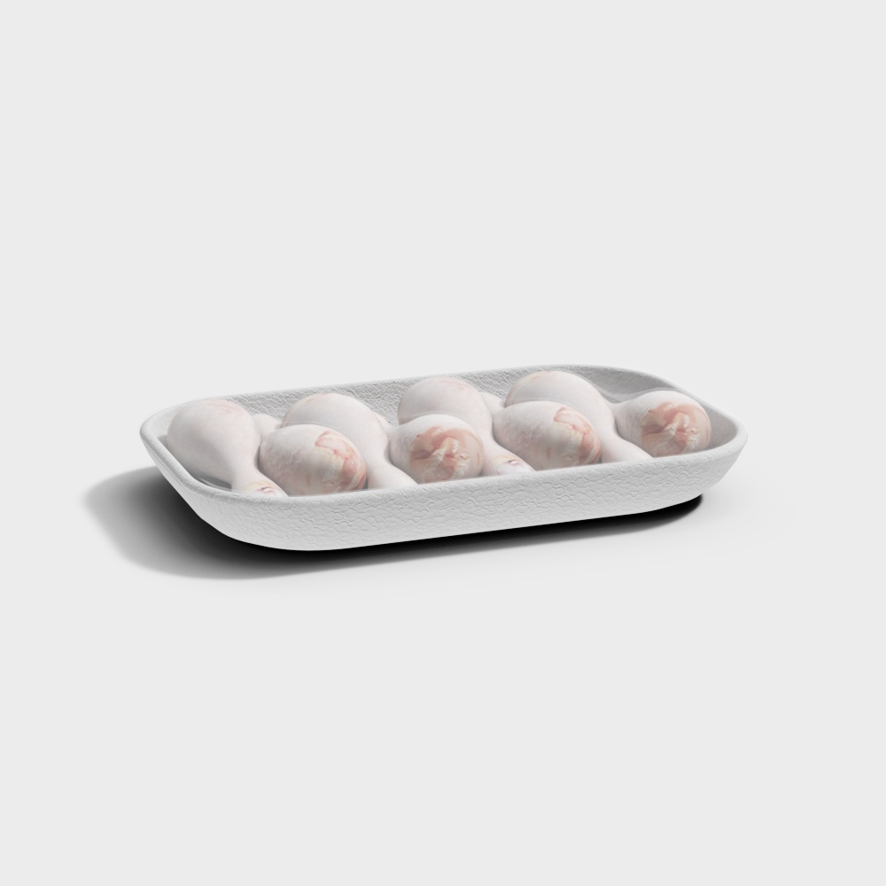 Minimalist Egg Tray 3D Model Design