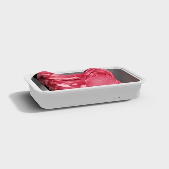 Realistic 3D Meat Chunk Model for Creative Projects