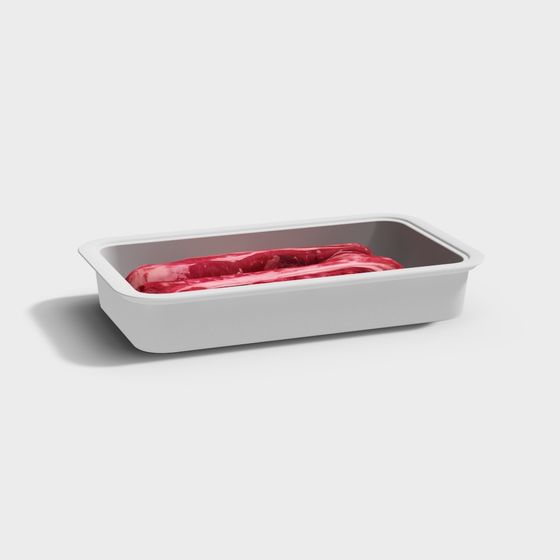 Fresh Meat Plate 3D Model