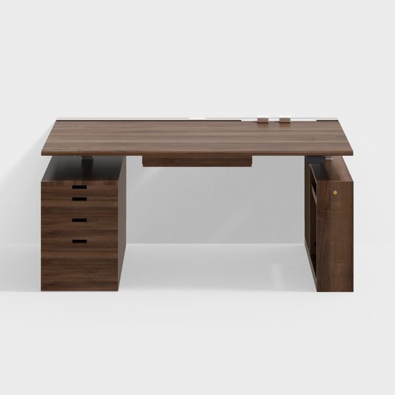 Urban Workspace Desk 3D model for Modern Projects