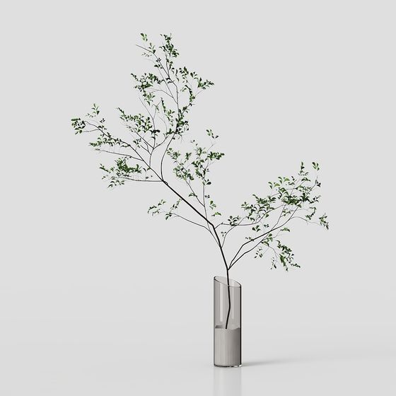 モダンな植物の装飾