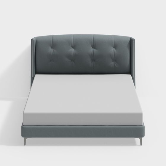 Urban Comfort Bed 3D model for Modern Spaces