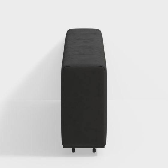 Stylish Urban Bench Low-Poly 3D model